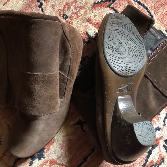 Dansko brown leather suede boots size 39 - Picture 2 of 8